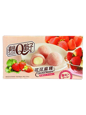 Cacao Mochi – Strawberry 80g – Q BRAND
