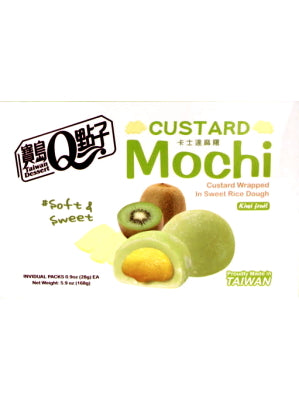 Custard Mochi – Kiwi 168g – Q BRAND