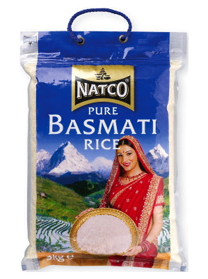 Pure Indian Basmati Rice 5kg - NATCO