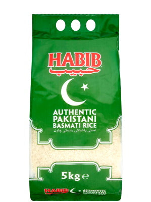 Pakistani Basmati Rice 5kg - HABIB