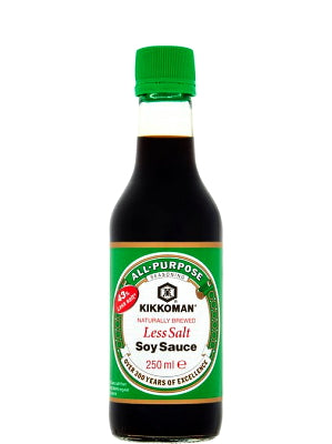 43% Less Salt Soy Sauce 250ml - KIKKOMAN