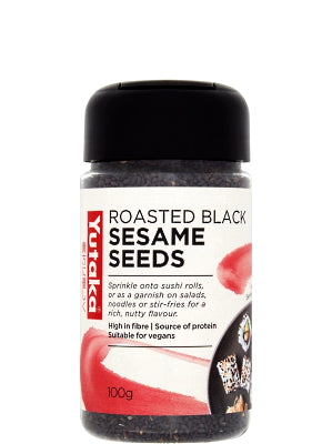 Black Roasted Sesame Seeds 100g - YUTAKA