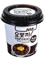 Topokki (rice cakes) with Jjajang (black soy) Sauce - YOPOKKI