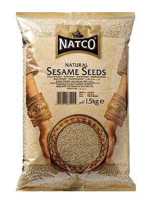 Natural (unhulled) Sesame Seeds (for toasting, etc.) 1.5kg – NATCO