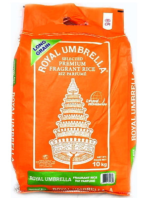 Premium Fragrant CAMBODIAN Rice 10kg – ROYAL UMBRELLA