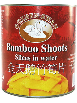 Bamboo Shoot Slices in Water 2.95kg - GOLDEN SWAN