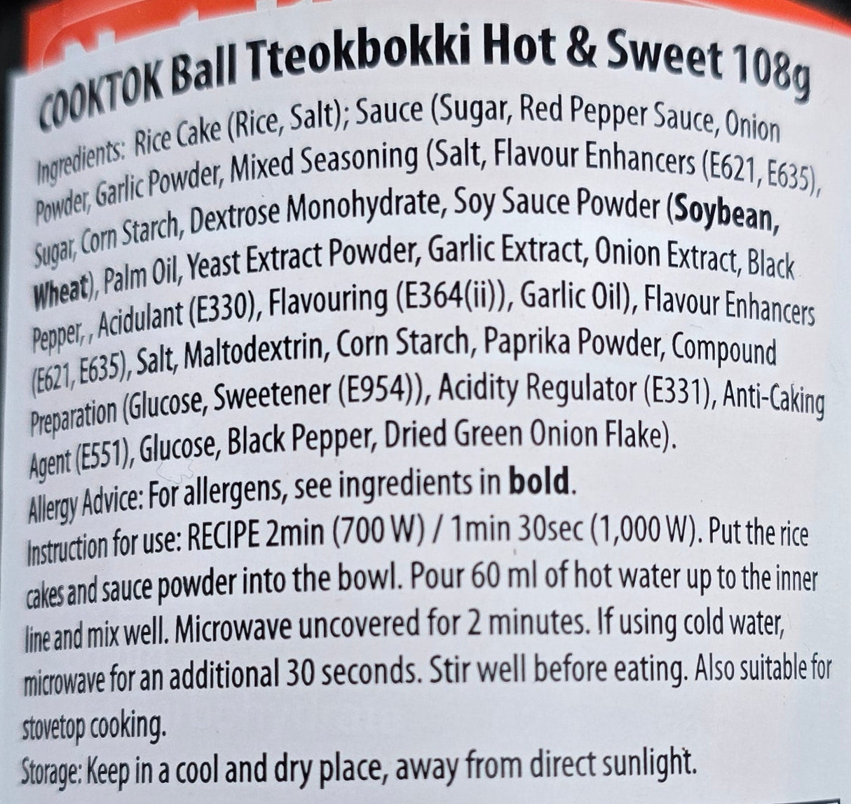 K-Pop Ball Tteokbokki - Original Hot & Spicy - COOK-TOK