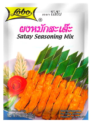 Marinade Powder Raya Satay Seasoning Mix (marinade powder) 35g - LOBO – RaanThai Oriental ...