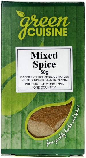 Mixed Spice 50g - GREEN CUISINE