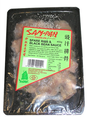 Spare Ribs with Black Bean Sauce - SAM PAN