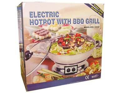 Electric Thai Hot Pot (Sukiyaki) with Grill - HANCOCK