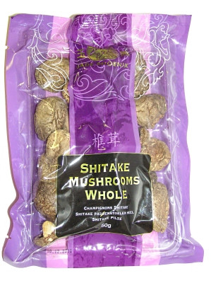 Dried Shitake Mushrooms (whole) 50g - JADE PHOENIX