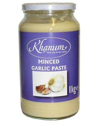 Minced Garlic Paste 1kg - KHANUM