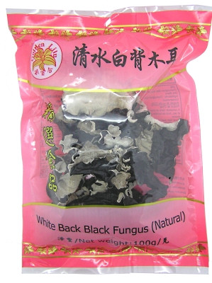 Dried White-back Black Fungus - GOLDEN LILY