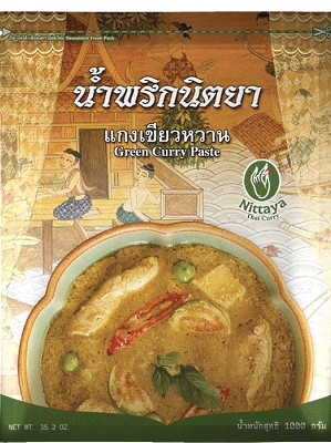 Green Curry Paste 1kg - NITTAYA 