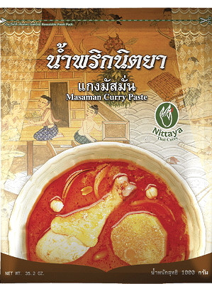 Massaman Curry Paste 1Kg - NITTAYA