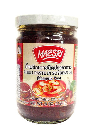  Chilli Paste in Soy Bean Oil (Nam Prik Pao) MAE SRI  