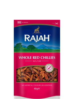 Dried Whole Red Chillies 40g - RAJAH