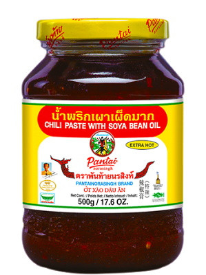 Chilli Paste with Soya Bean Oil (Extra Hot) 500g - PANTAI