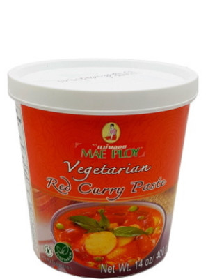  VEGETARIAN Red Curry Paste 400g – MAE PLOY   