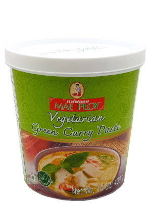 VEGETARIAN Green Curry Paste 400g – MAE PLOY 