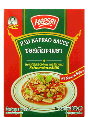 Pad Krapao (spicy holy basil) Sauce 100g – MAE SRI 