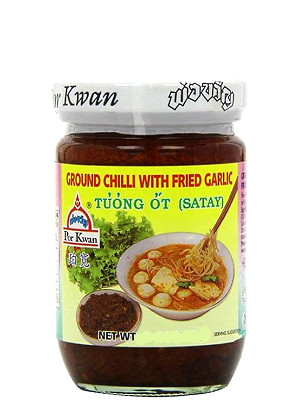 Ground Chilli with Fried Garlic 200g – POR KWAN 