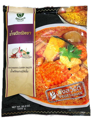 VEGETARIAN Massaman Curry Paste 1kg – NITTAYA 