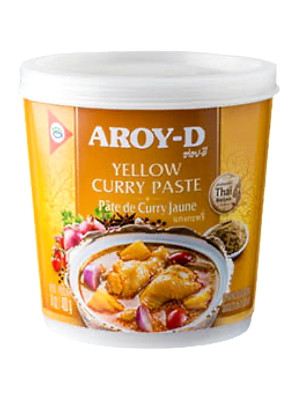 Yellow Curry Paste (no fish/shrimp) 400g – AROY-D