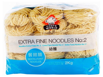 Extra Fine Egg Noodles 2kg - CHEF'S WORLD
