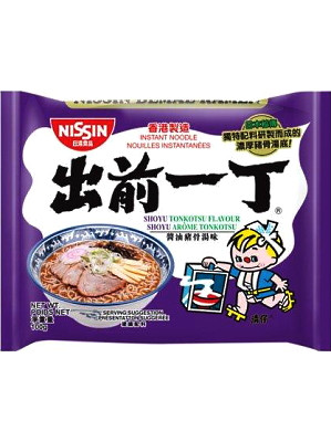 Instant Noodles - Shoyu Tonkotsu (Soy Sauce & Pork) Flavour - NISSIN