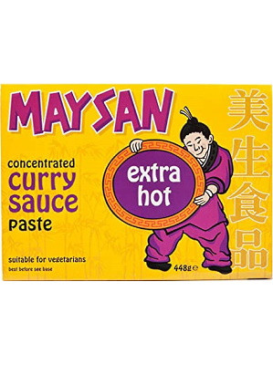 Concentrated Curry Sauce Paste - Extra Hot - MAYSAN