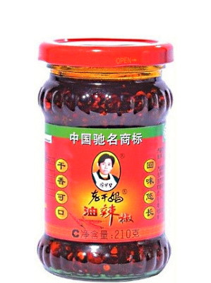 Chilli Oil with Peanut for Cooking/Dipping 210g - LAOGANMA