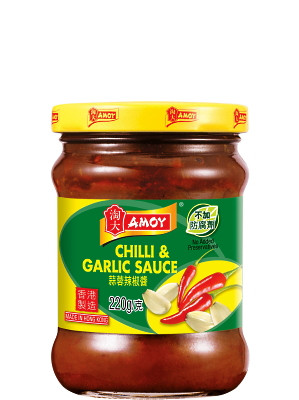 Chilli & Garlic Sauce 220g - AMOY
