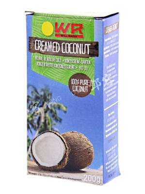 100% Pure Creamed Coconut - WILL RAISA