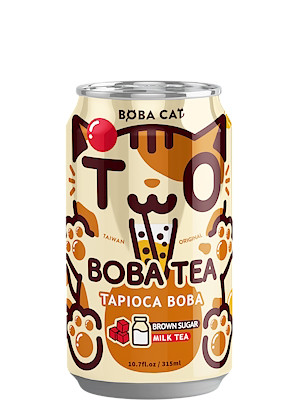 Boba Tea - Brown Sugar Flavour - BOBA CAT