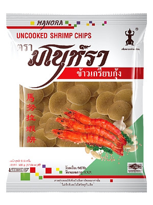Uncooked Shrimp Chips 20x500g - MANORA