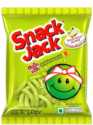 Green Pea Snack - Wasabi Flavour - SNACK JACK