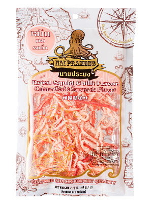 Dried Squid – Chilli Flavour – NAI PRAMONG 