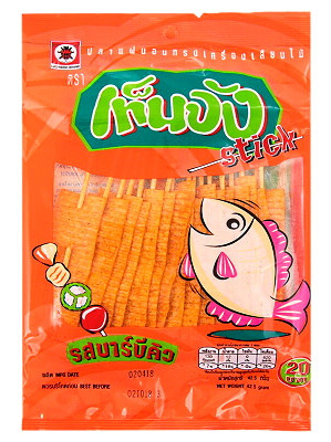 Stick Fish Snack - Barbeque Flavour 42.5g - LADYBIRD