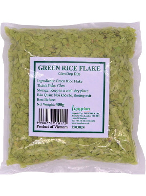 Green Rice Flakes 400g – LONGDAN 