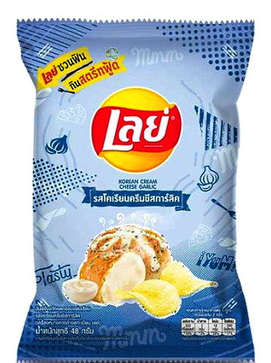 Potato Chips – Korean Cream Cheese Garlic Flavour – LAY’S 