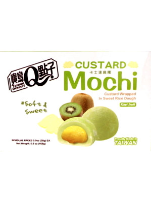 Custard Mochi – Kiwi 168g – Q BRAND 
