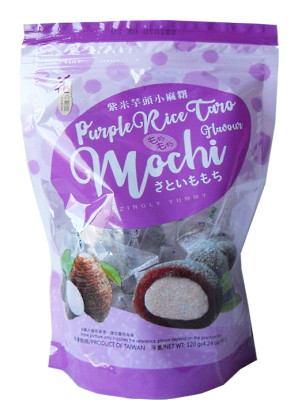 Purple Rice Taro Flavour Mochi 120g – LOVE & LOVE 