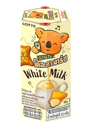 KOALA’S MARCH Cream-filled Biscuits – Milk Cream & Cheese Flavour – LOTTE 
