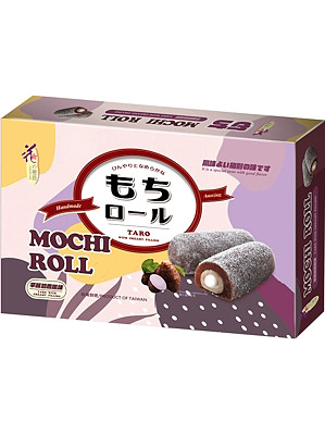 Handmade Mochi Roll – Taro Flavour – LOVE & LOVE 
