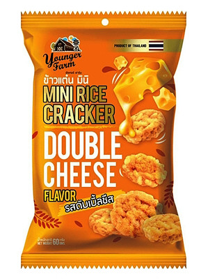 Thai Mini Rice Crackers – Double Cheese Flavour – YOUNGER FARM 