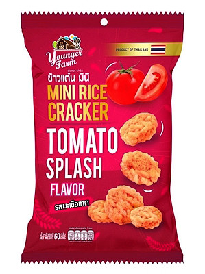 Thai Mini Rice Crackers – Tomato Flavour – YOUNGER FARM 