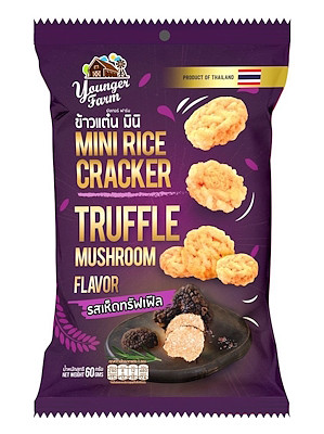 Thai Mini Rice Crackers – Truffle Mushroom Flavour – YOUNGER FARM 