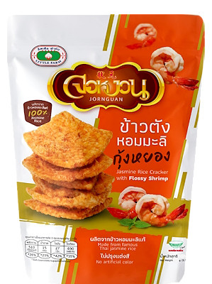 Jasmine Rice Cracker with Flossy Shrimp 90g – JORNGUAN 